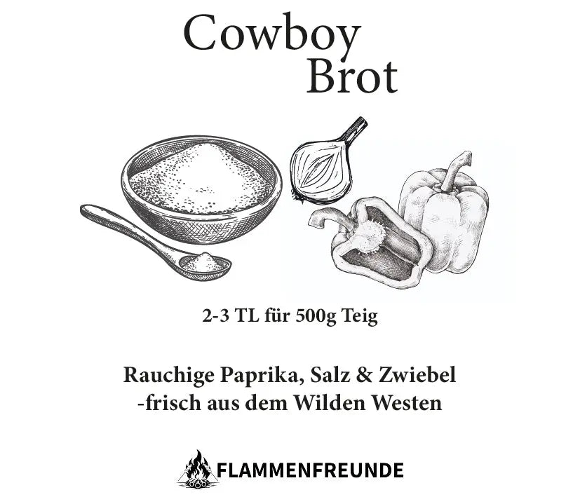 Cowboybrot – Stockbrot-Gewürzmischung (50g)