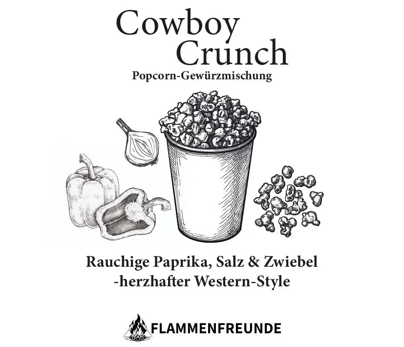 Cowboy Crunch – Popcorn-Gewürzmischung (50g)