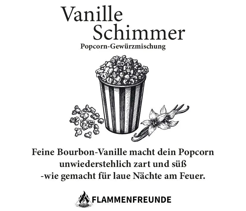 Vanilleschimmer – Popcorn-Gewürzmischung (50g)