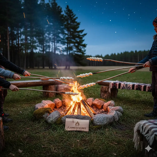Outdoor-Kochen für Einsteiger: Lagerfeuer, Popcorn, Waffeln & Flammlachs