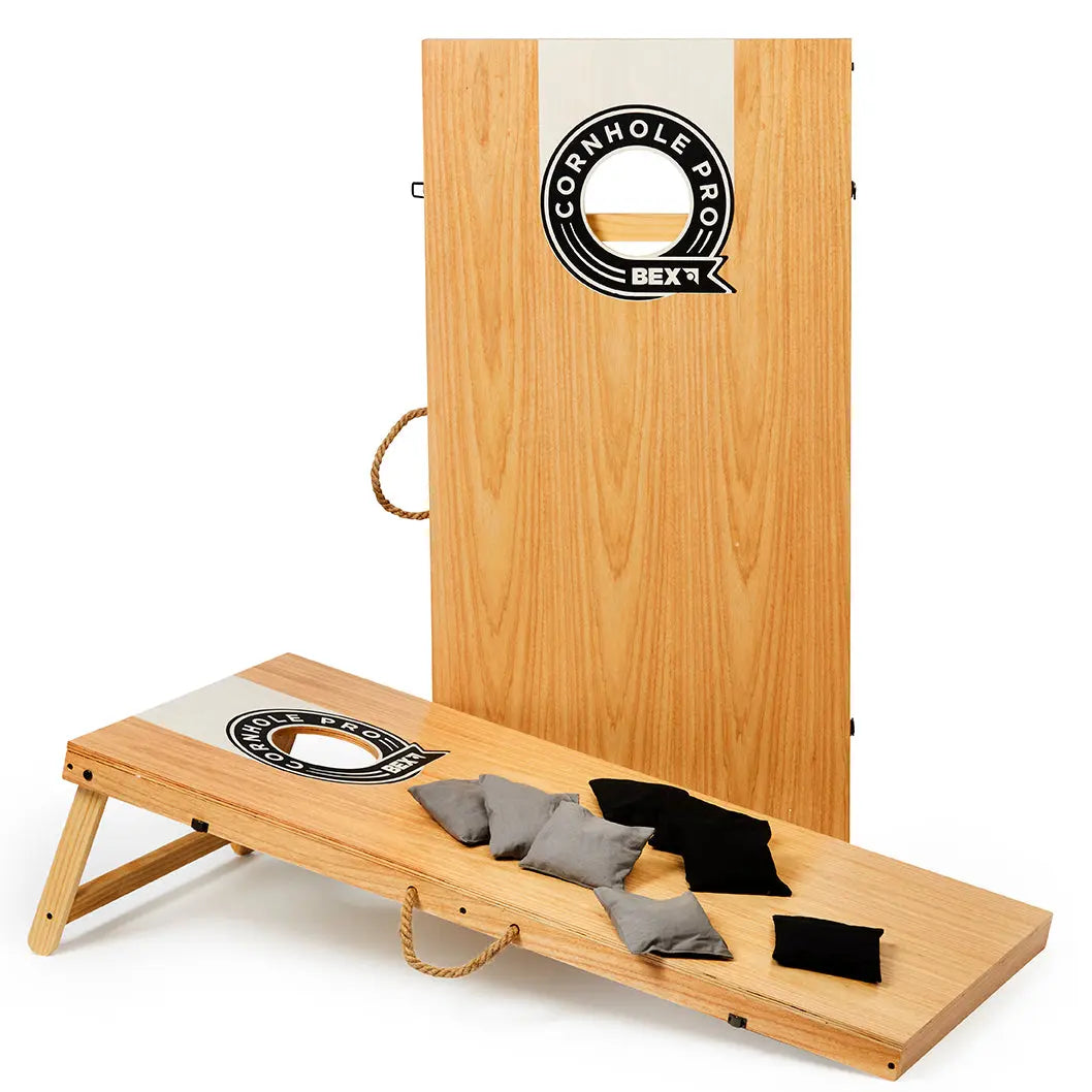 Cornhole PRO Set – Turniergröße Wurfspiel für Garten & Outdoor
