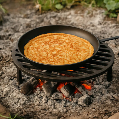Feuerrost aus Gusseisen – die stabile Basis fürs Outdoor-Kochen