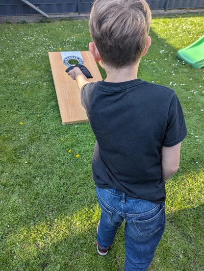 Cornhole PRO Set – Turniergröße Wurfspiel für Garten & Outdoor