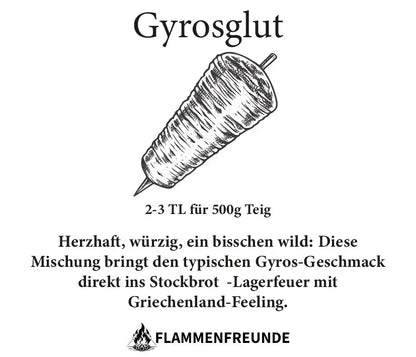 Gyrosglut – Stockbrot-Gewürzmischung (50g)