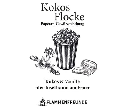 Kokosflocke – Popcorn-Gewürzmischung (50g)