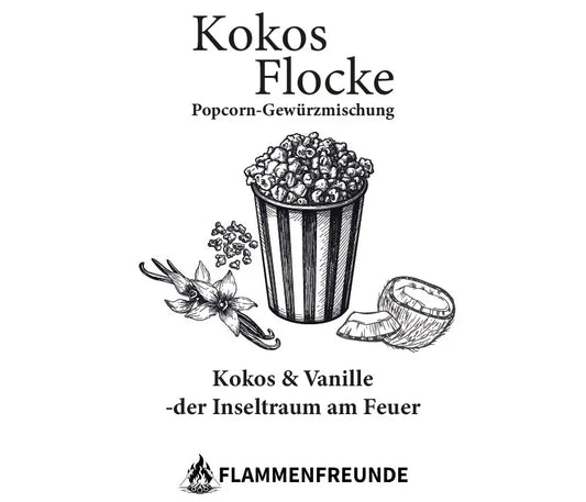 Kokosflocke – Popcorn-Gewürzmischung (50g)