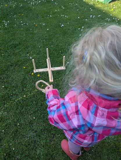 Ring Toss Spiel – Wurfspiel für Garten, Strand & Lagerfeuer