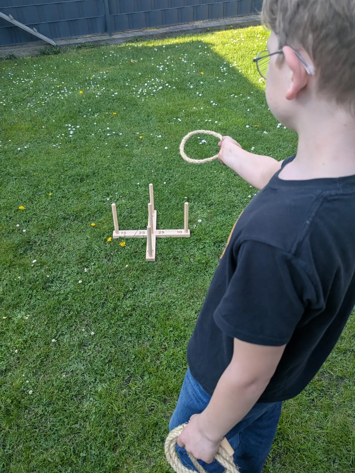 Ring Toss Spiel – Wurfspiel für Garten, Strand & Lagerfeuer