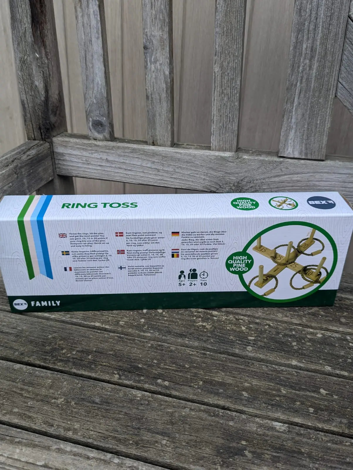 Ring Toss Spiel – Wurfspiel für Garten, Strand & Lagerfeuer