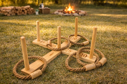 Ring Toss Spiel – Wurfspiel für Garten, Strand & Lagerfeuer