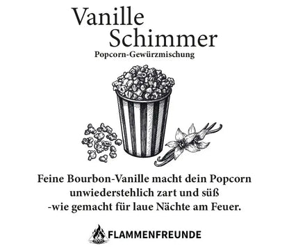 Vanilleschimmer – Popcorn-Gewürzmischung (50g)