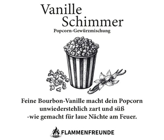 Vanilleschimmer – Popcorn-Gewürzmischung (50g)