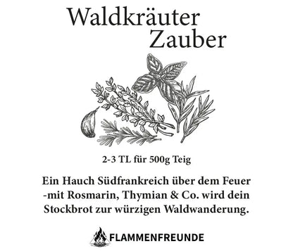 Waldkräuter-Zauber – Stockbrot-Gewürzmischung (50g)